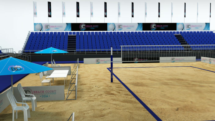 Sand Beach Court Construction