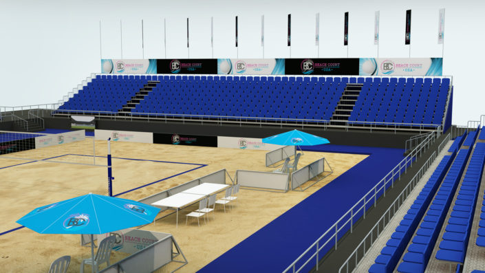 Volleyball Court Construction